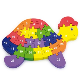 3D puzzle turtle
